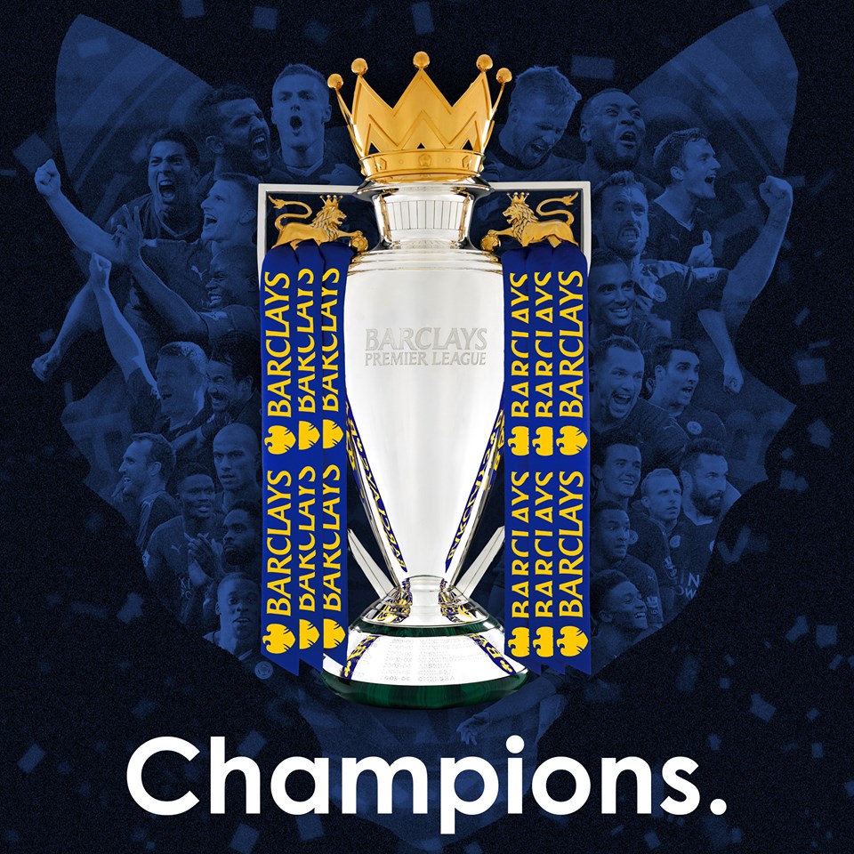 Leicester City wins the Premier League title!